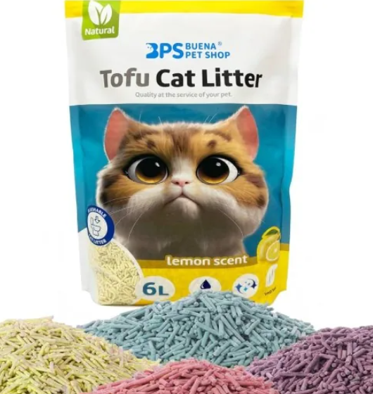 Arena para gatos Tofu Cat Litter